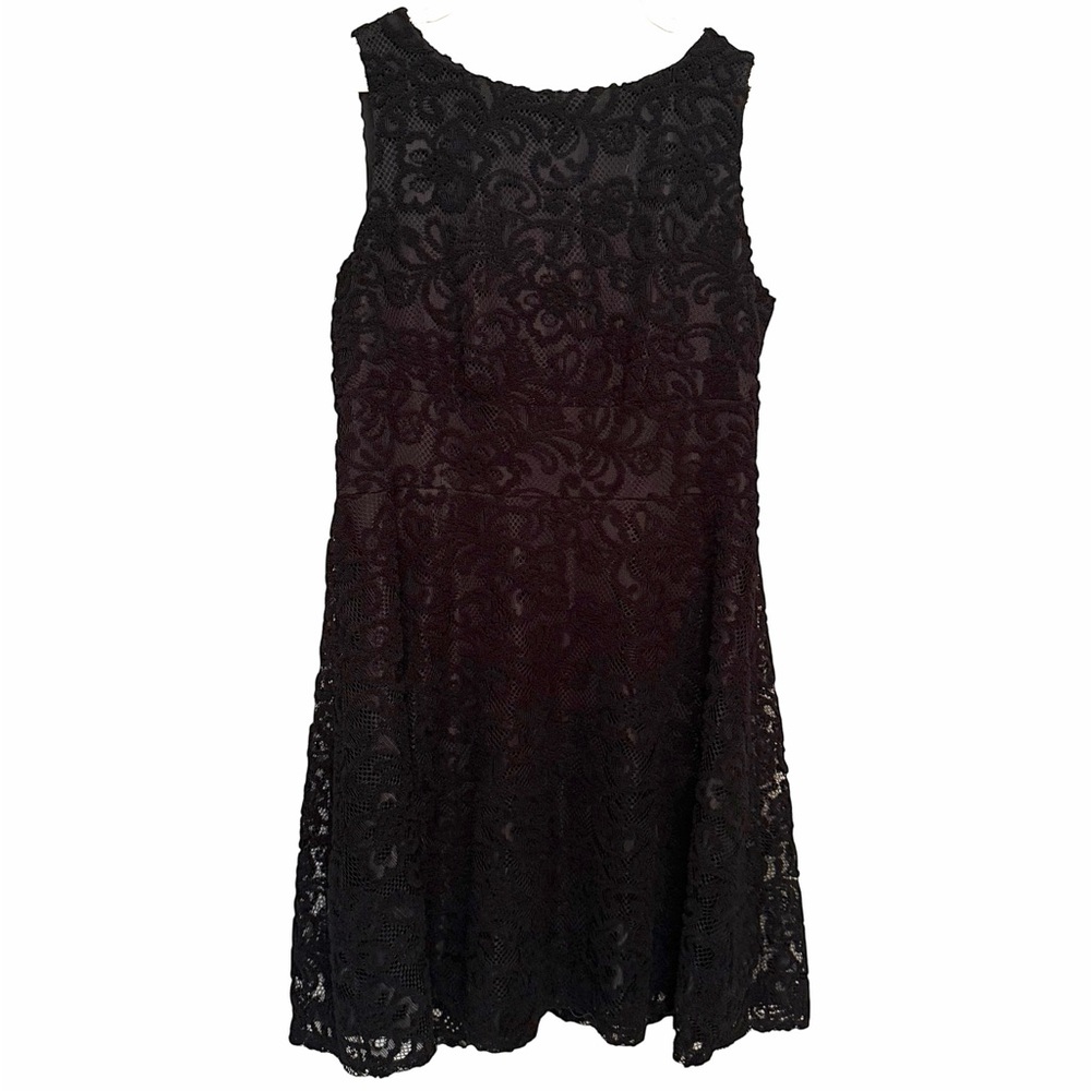 dressbarn Black Lace Mini Dress